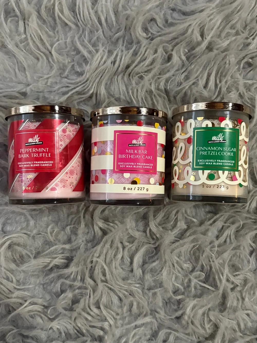 BBW MILK BAR SINGLE WICK CANDLES NWT